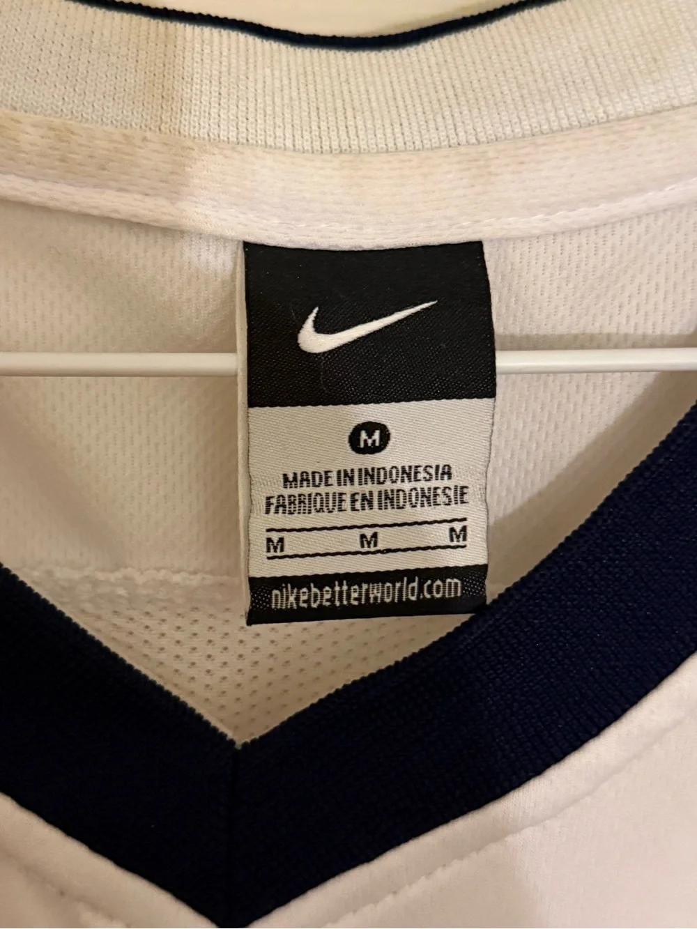 Nike White USA Basketball Jersey #7 with Red and Navy Accents